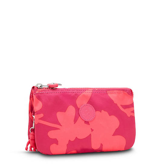 Kipling Creativity Large Printed Pouch Vesker Rosa | NO 1119VR